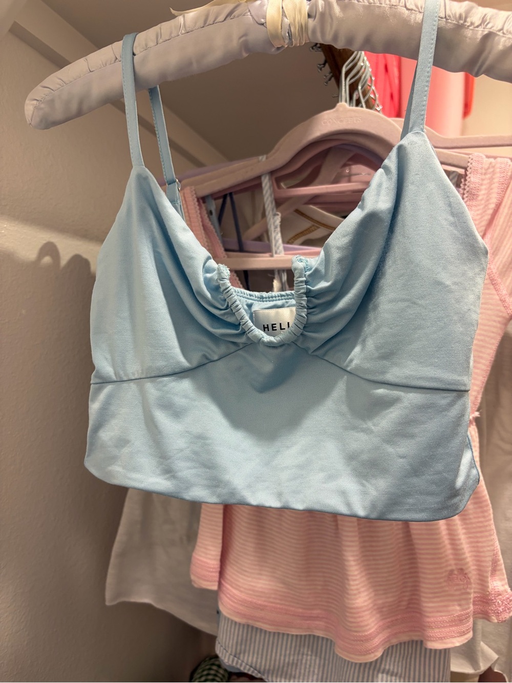 Hello Molly | Cropped Blue Top